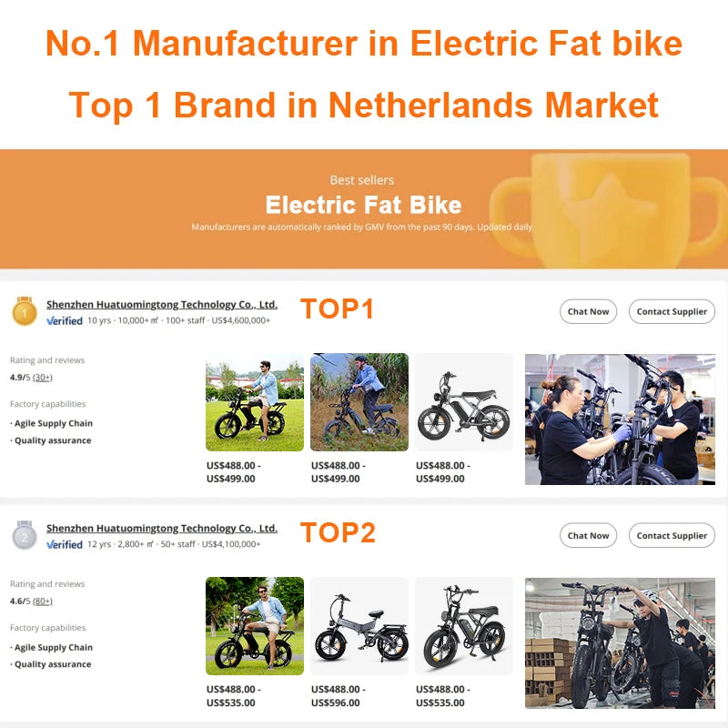 US Free Shipping Electric Bike OUXI V8 Max Double Battery Fat Tire Bike US Warehouse 1000W 48V 30Ah Battery 120KM Range Fatbike