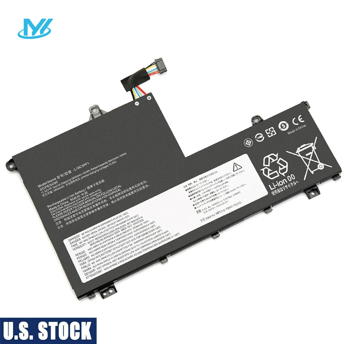 USA in Stock L19L3PF1 Laptop Battery for Lenovo ThinkBook 14-IML 20RV 14-IIL 20SL 15-IML 20RW 15-IIL Series