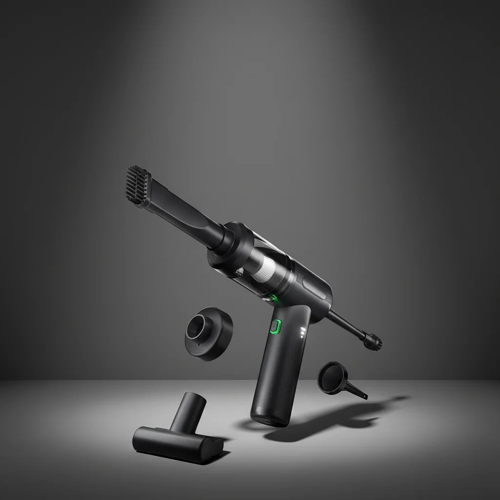 Portable Dual-purpose Hand-held Wireless Vacuum Cleaner Car Blowing Function Luxury ABS Design High Suction Blowing