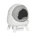 Easy Clean Anti Pinch Safety Portable Polypropylene Large Smart Automatic Self Cleaning Roller Cat Litter Box 8L Waste Tank