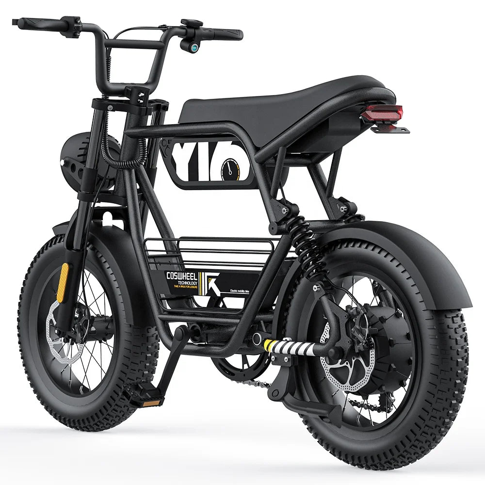 Coswheel Y16 Fatbike Original Electric Hybrid Bike Fat Tire Electric Bike European Wholesale Cheap Bike Best Seller