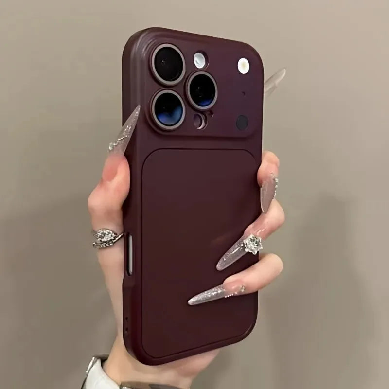 2 IN 1 Lens Protection Matte Case For iPhone 17 12 13 14 15 16 Pro Max Air Phone Shockproof Instant Change to 17 Simple Cover