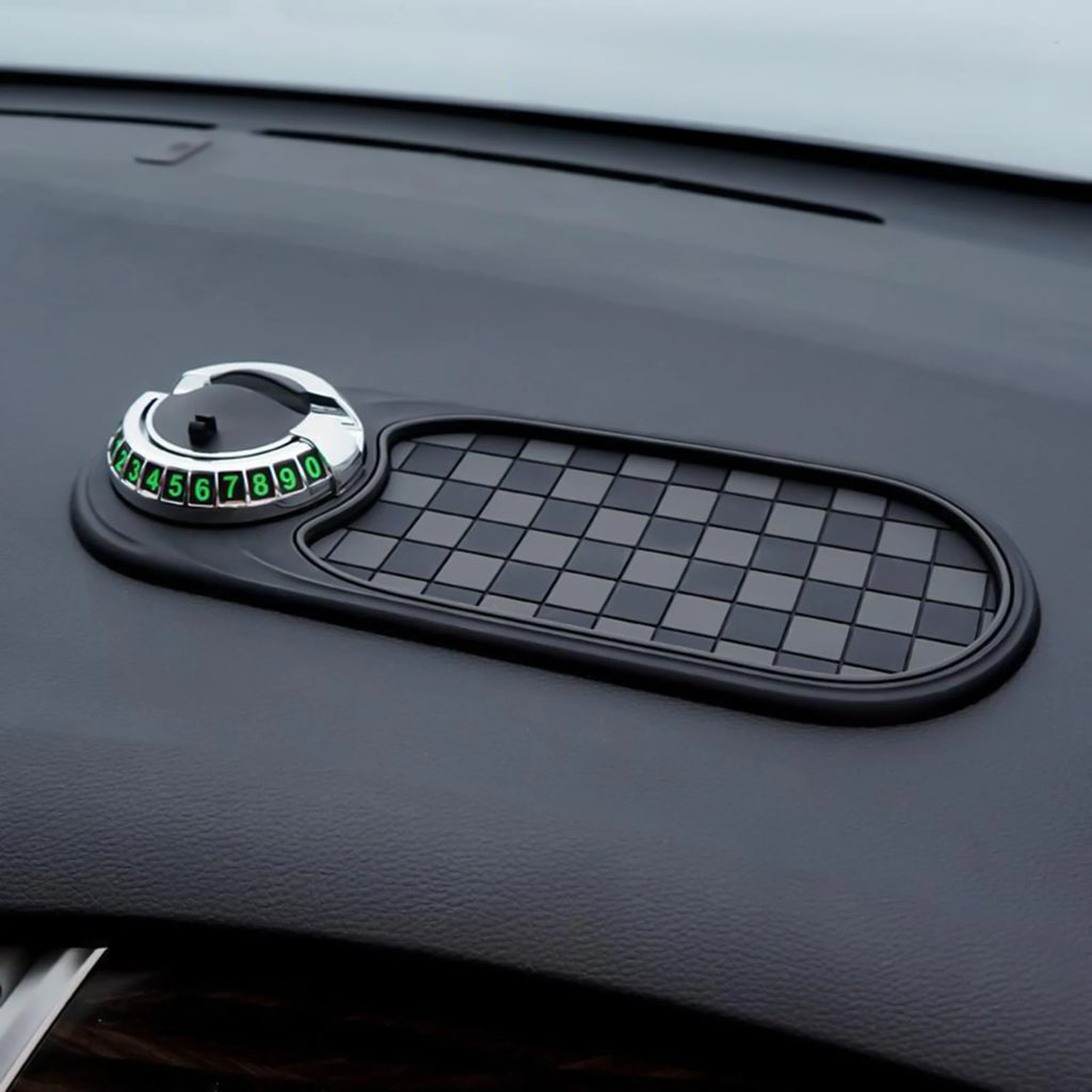 Car Anti-Slip Mat Multi-Function Phone Holder Dashboard Organizer for Keys Pens Sunglasse Universal Auto Interior Accessories