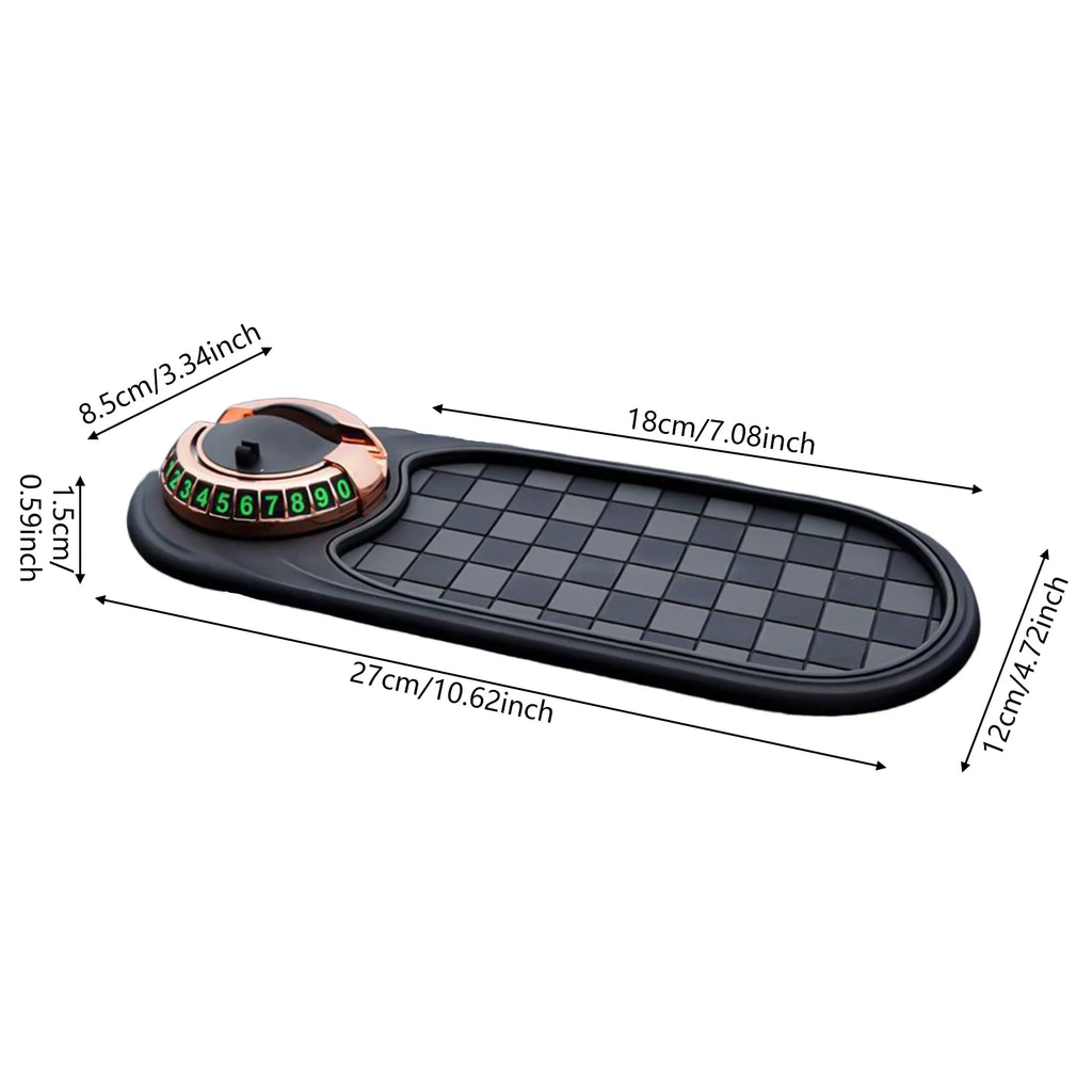 Car Anti-Slip Mat Multi-Function Phone Holder Dashboard Organizer for Keys Pens Sunglasse Universal Auto Interior Accessories