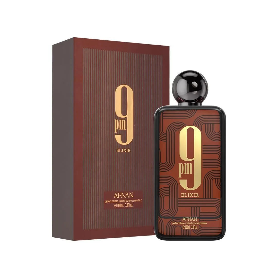 AFNAN 9PM 9AM Perfume 100ml Unisex Eau De Parfum Long Lasting Fresh Sweet Woody Aromatic Fragrance Collection Luxury Scent