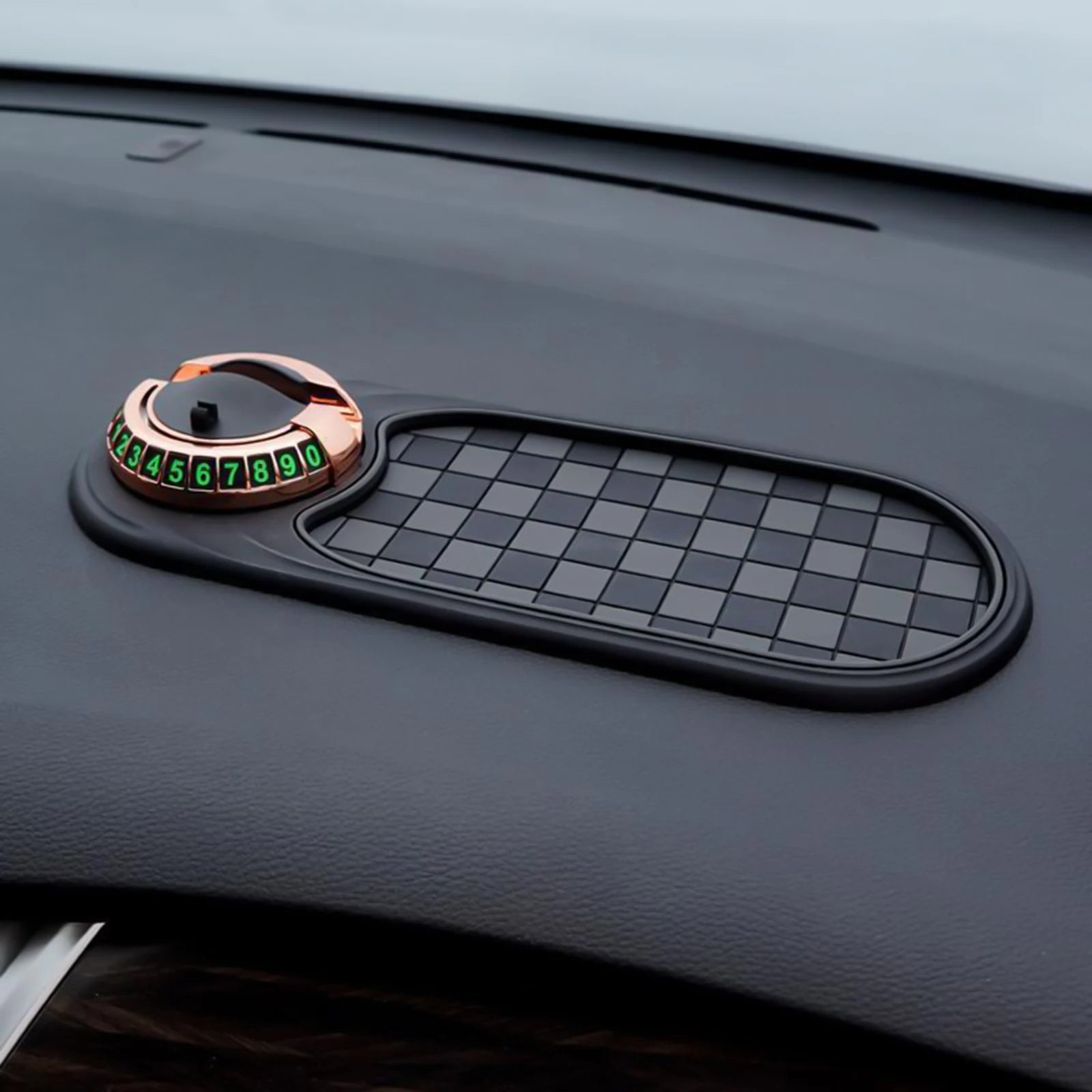 Car Anti-Slip Mat Multi-Function Phone Holder Dashboard Organizer for Keys Pens Sunglasse Universal Auto Interior Accessories