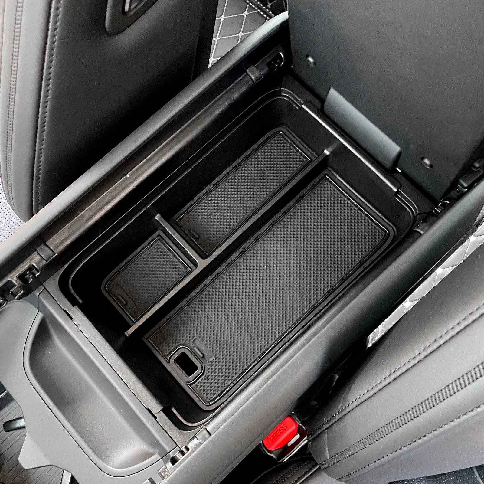 for Hyundai Santa Fe 2024 2025 Car Armrest Storage Box Organizer Case Car Interior Accessories Center Console Storage Tray