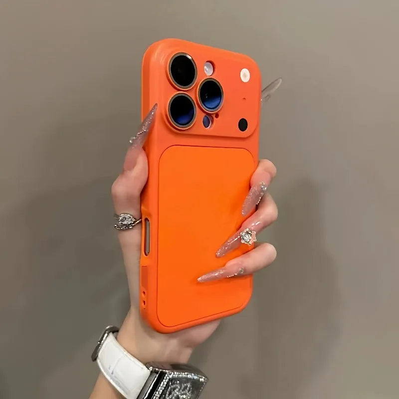 2 IN 1 Lens Protection Matte Case For iPhone 17 12 13 14 15 16 Pro Max Air Phone Shockproof Instant Change to 17 Simple Cover
