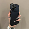 2 IN 1 Lens Protection Matte Case For iPhone 17 12 13 14 15 16 Pro Max Air Phone Shockproof Instant Change to 17 Simple Cover