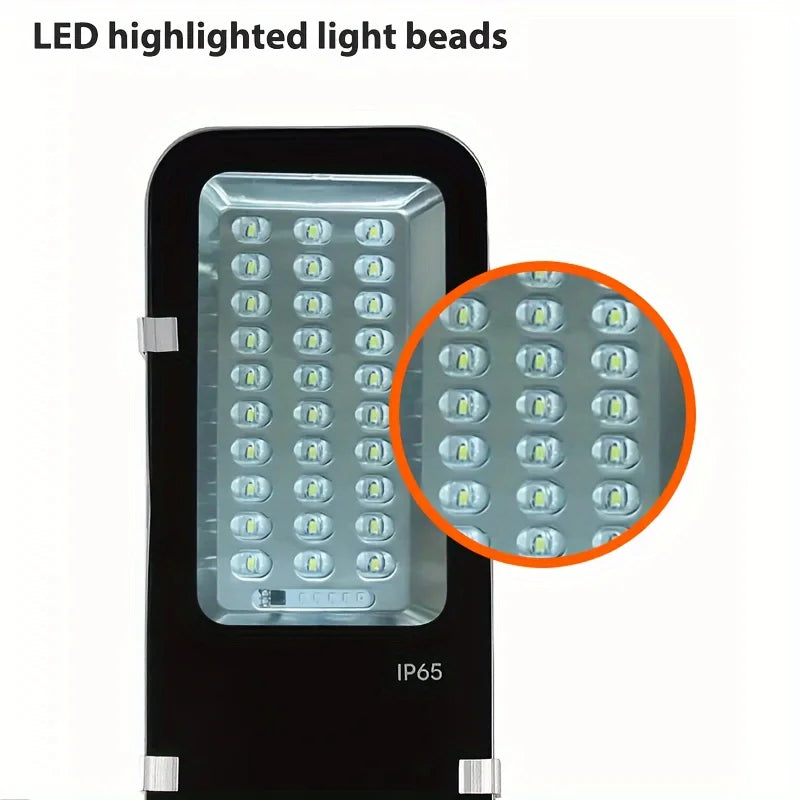Outdoor Powerful Solar Street Light Waterproof From Dusk To Dawn Lighting Garden Garage Terrace House Remote Control Wall Lamp