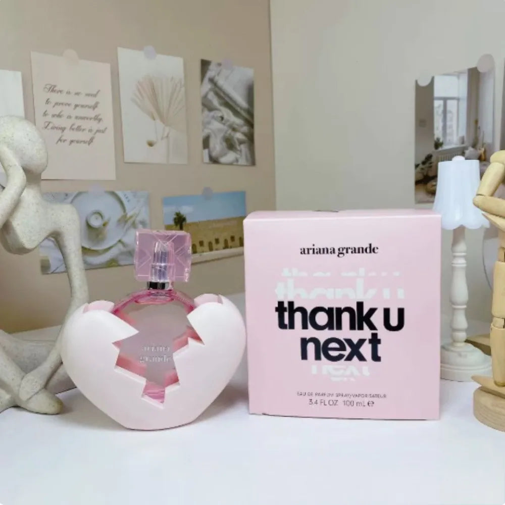 Thank U Next Style Broken Heart Shaped Eau De Parfum 100ml Long Lasting Sweet Fruity Floral Scent Women Gift Perfume Spray